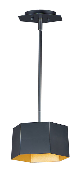 Maxim 30331BKGLD LED Mini Pendant, Black / Gold