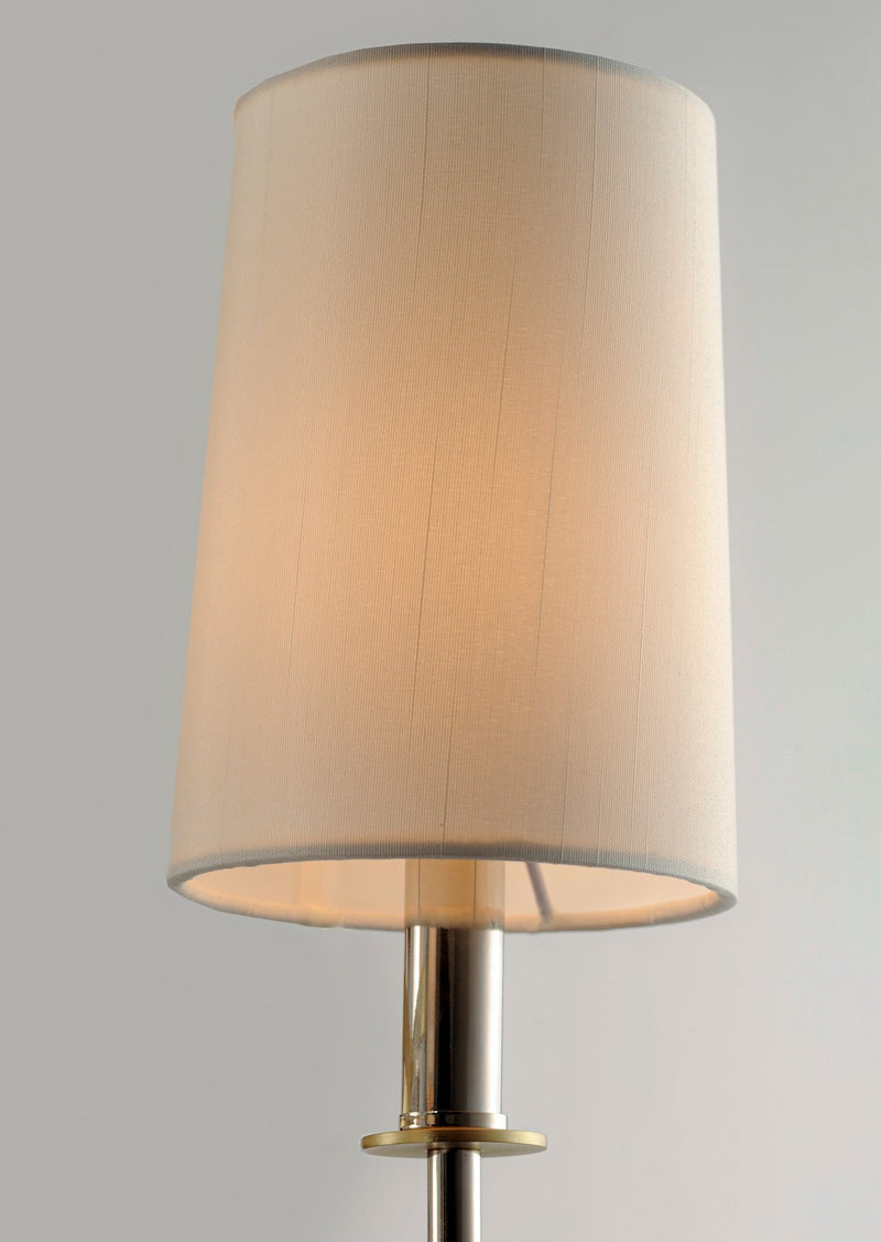 Maxim 32391OFSBRPN One Light Wall Sconce, Satin Brass / Polished Nickel