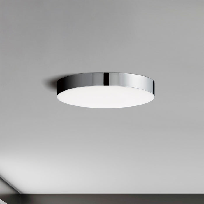 Maxim 57660WTPC LED Flush Mount, Polished Chrome