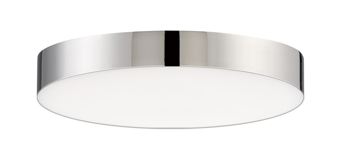 Maxim 57660WTPC LED Flush Mount, Polished Chrome