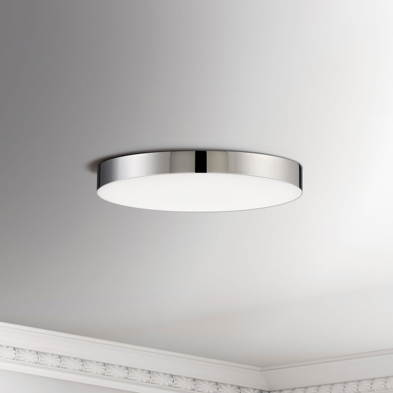 Maxim 57662WTPC LED Flush Mount, Polished Chrome