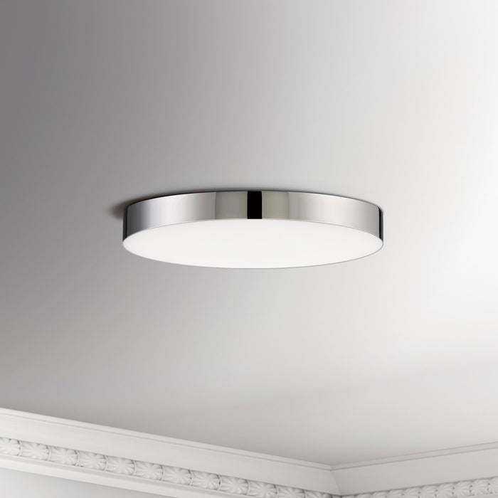 Maxim 57662WTPC LED Flush Mount, Polished Chrome