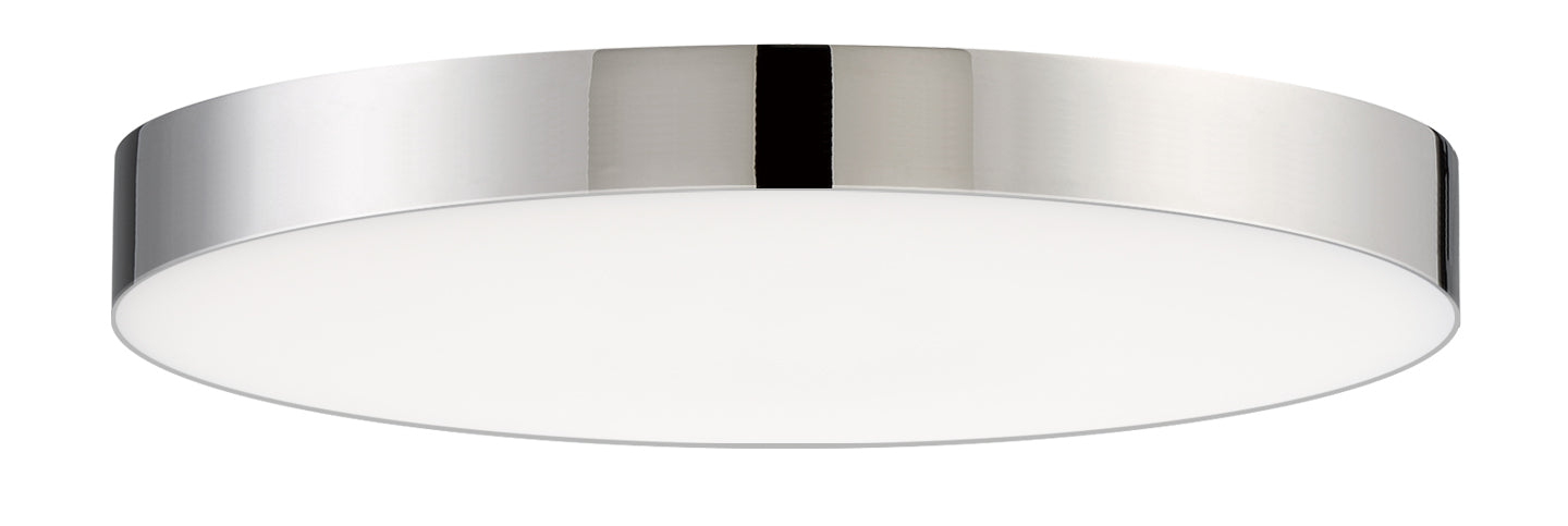 Maxim 57662WTPC LED Flush Mount, Polished Chrome
