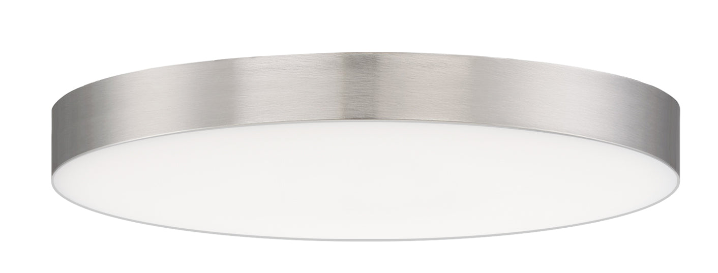 Maxim 57662WTSN LED Flush Mount, Satin Nickel