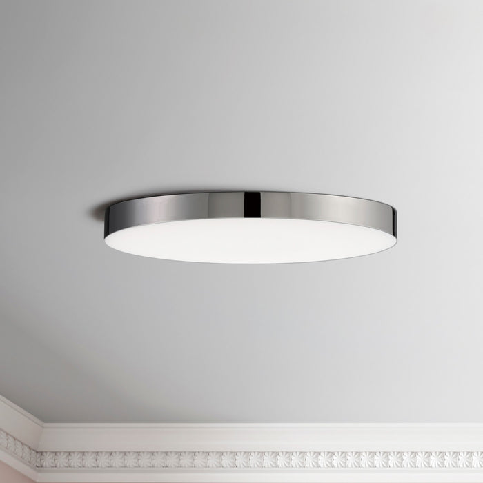 Maxim 57663WTPC LED Flush Mount, Polished Chrome