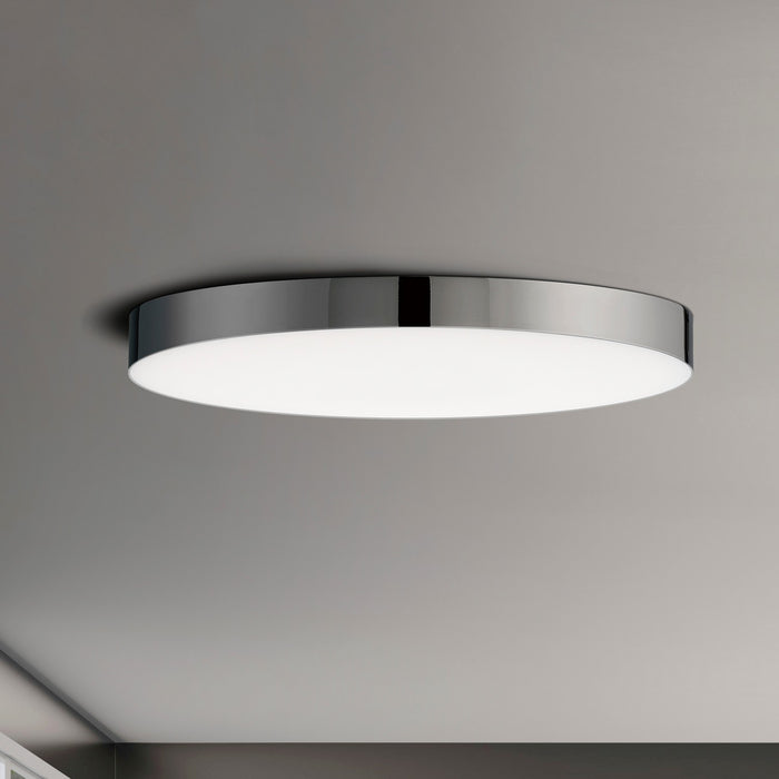Maxim 57664WTPC LED Flush Mount, Polished Chrome