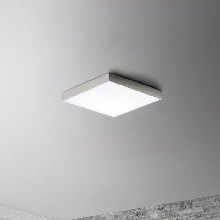 Maxim 57667WTSN LED Flush Mount, Satin Nickel