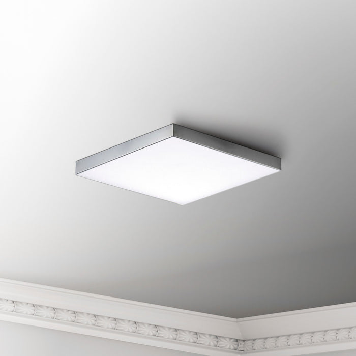 Maxim 57668WTPC LED Flush Mount, Polished Chrome