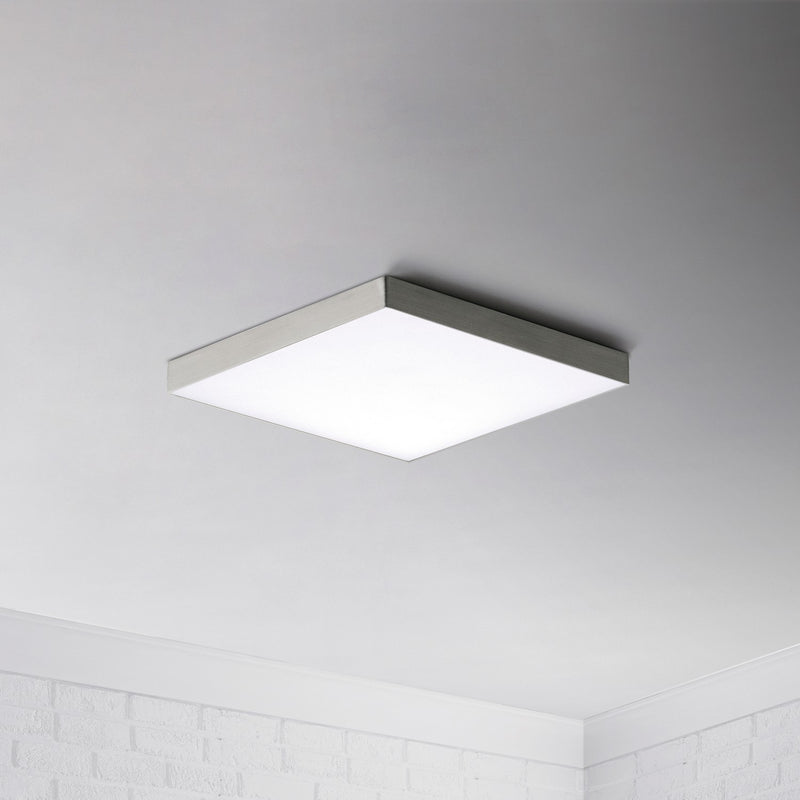 Maxim 57668WTSN LED Flush Mount, Satin Nickel