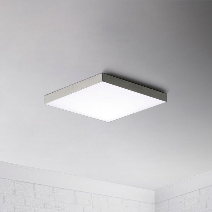Maxim 57668WTSN LED Flush Mount, Satin Nickel