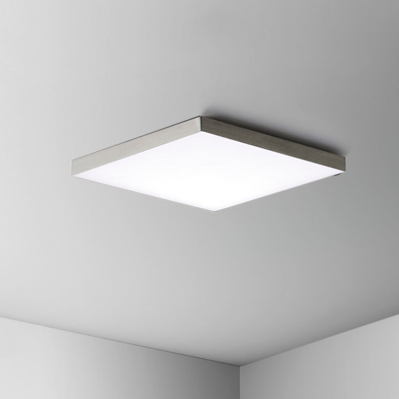 Maxim 57669WTSN LED Flush Mount, Satin Nickel