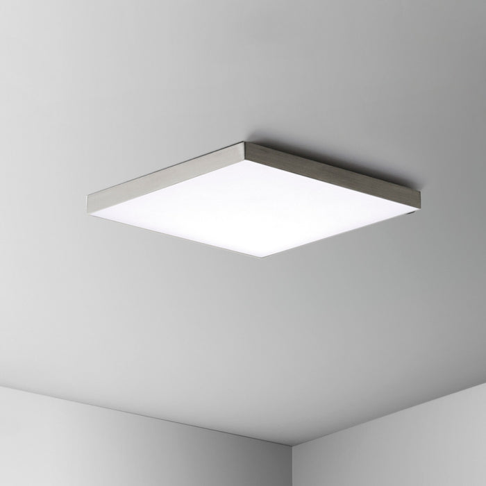 Maxim 57669WTSN LED Flush Mount, Satin Nickel