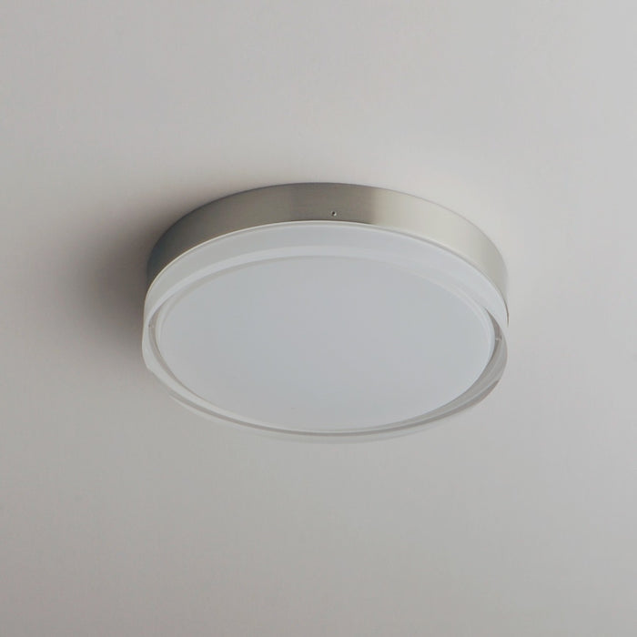 Maxim 57682CLFTSN LED Flush Mount, Satin Nickel