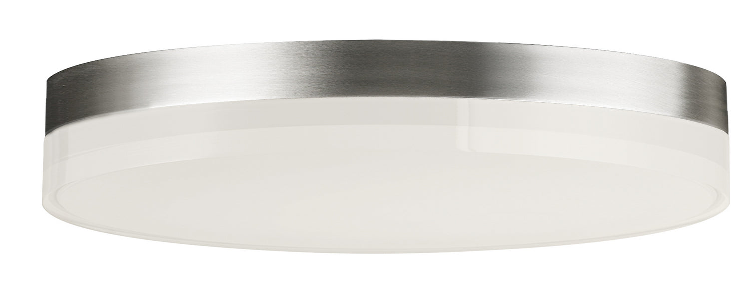 Maxim 57684CLFTSN LED Flush Mount, Satin Nickel