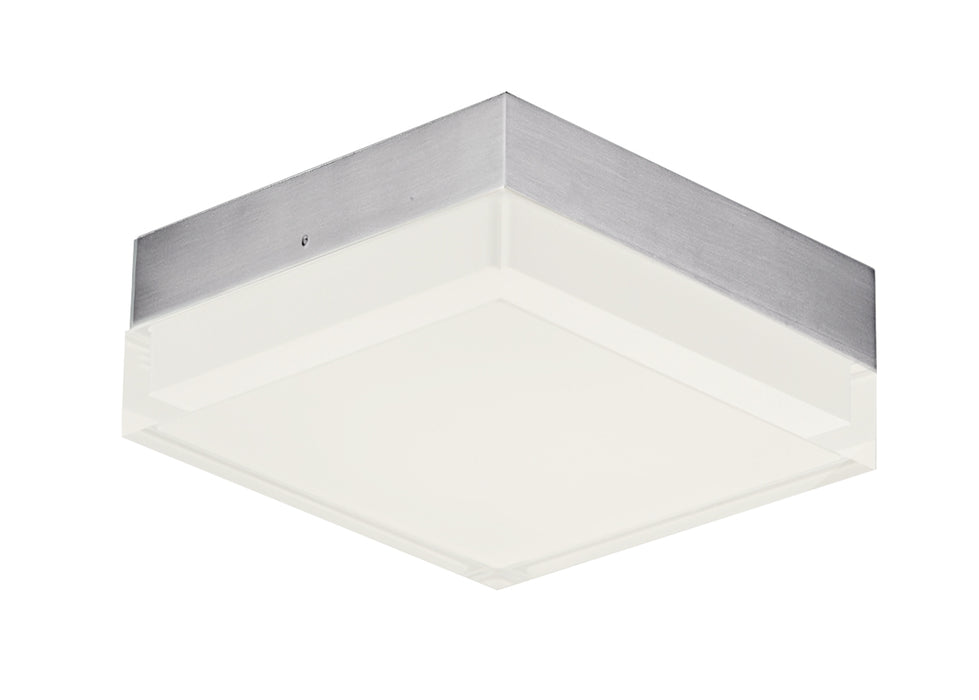 Maxim 57686CLFTSN LED Flush Mount, Satin Nickel