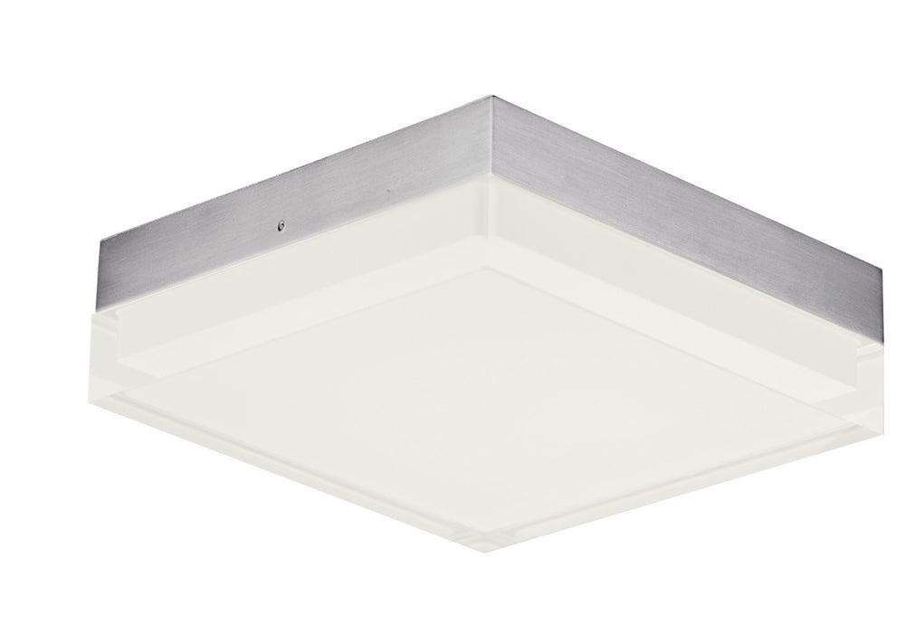 Maxim 57687CLFTSN LED Flush Mount, Satin Nickel