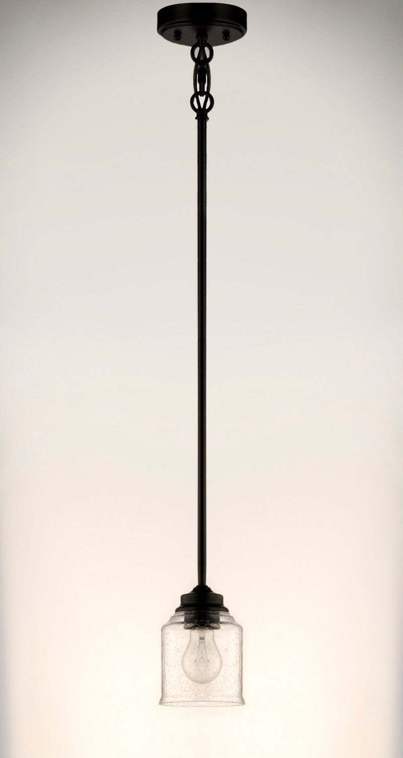 Maxim 91260CDBK One Light Pendant, Black