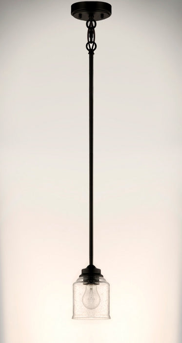 Maxim 91260CDBK One Light Pendant, Black
