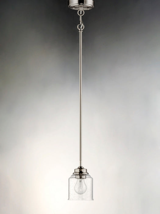 Maxim 91260CDSN One Light Pendant, Satin Nickel