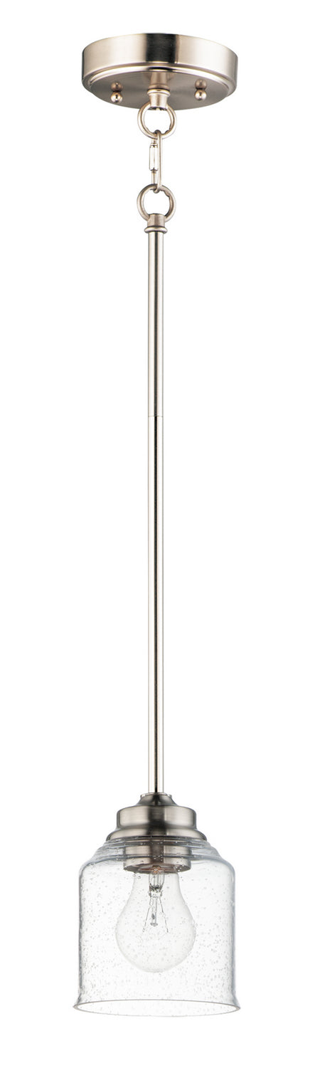 Maxim 91260CDSN One Light Pendant, Satin Nickel