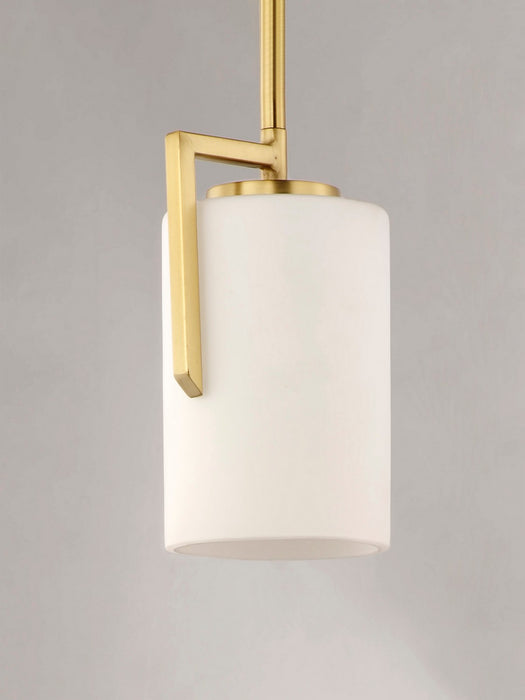 Maxim 91280SWSBR One Light Mini Pendant, Satin Brass