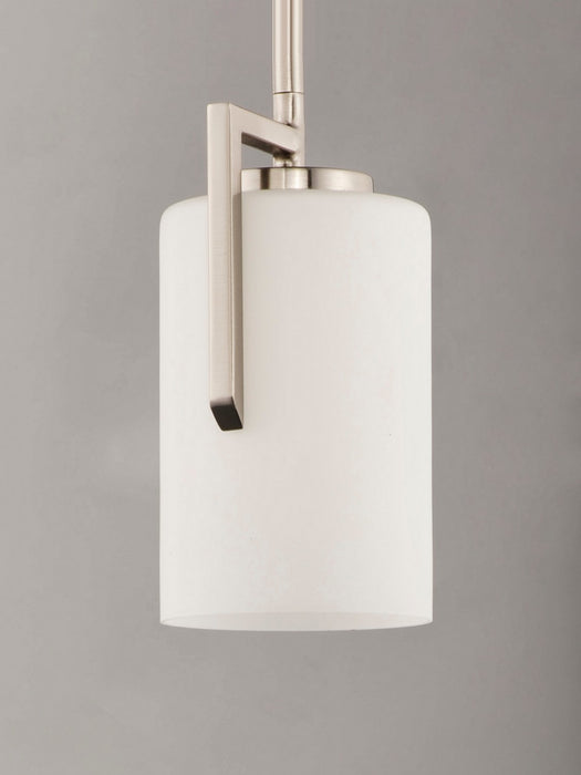 Maxim 91280SWSN One Light Mini Pendant, Satin Nickel