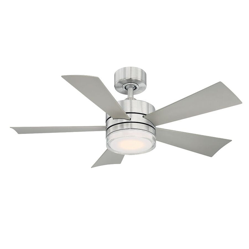 Modern Forms Fans FR-W1801-42L-35-SS 42" Ceiling Fan, Stainless Steel