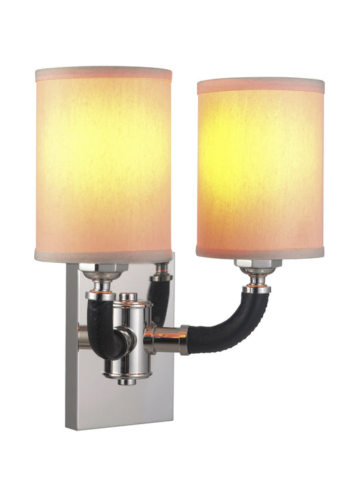 Craftmade 48162-PLN Two Light Wall Sconce, Polished Nickel