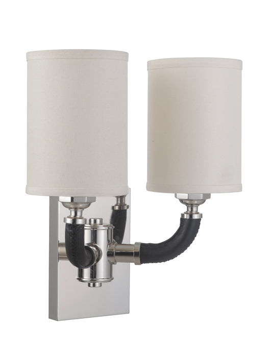 Craftmade 48162-PLN Two Light Wall Sconce, Polished Nickel