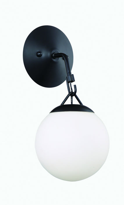 Craftmade 50761-FB One Light Wall Sconce, Flat Black