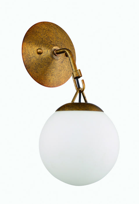 Craftmade 50761-PAB One Light Wall Sconce, Patina Aged Brass