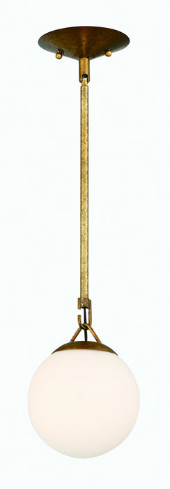 Craftmade 50791-PAB One Light Mini Pendant, Patina Aged Brass