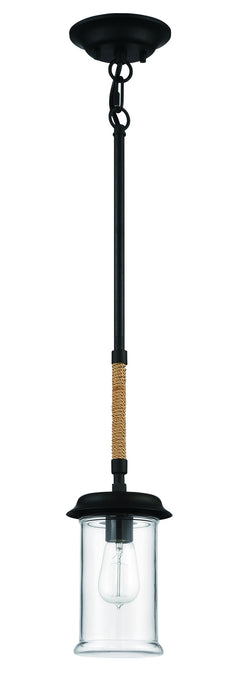 Craftmade 52091-ESP One Light Outdoor Pendant, Espresso