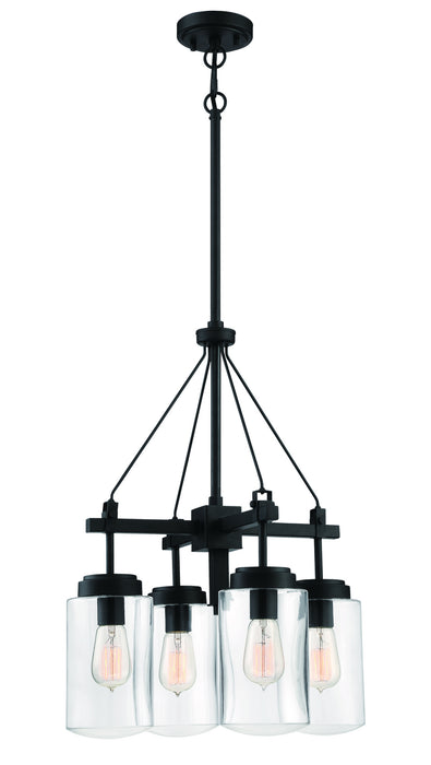 Craftmade 52124-ESP Four Light Outdoor Chandelier, Espresso