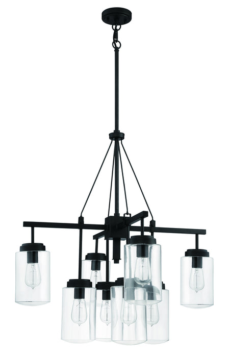 Craftmade 52128-ESP Eight Light Outdoor Chandelier, Espresso