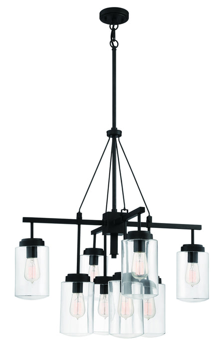 Craftmade 52128-ESP Eight Light Outdoor Chandelier, Espresso