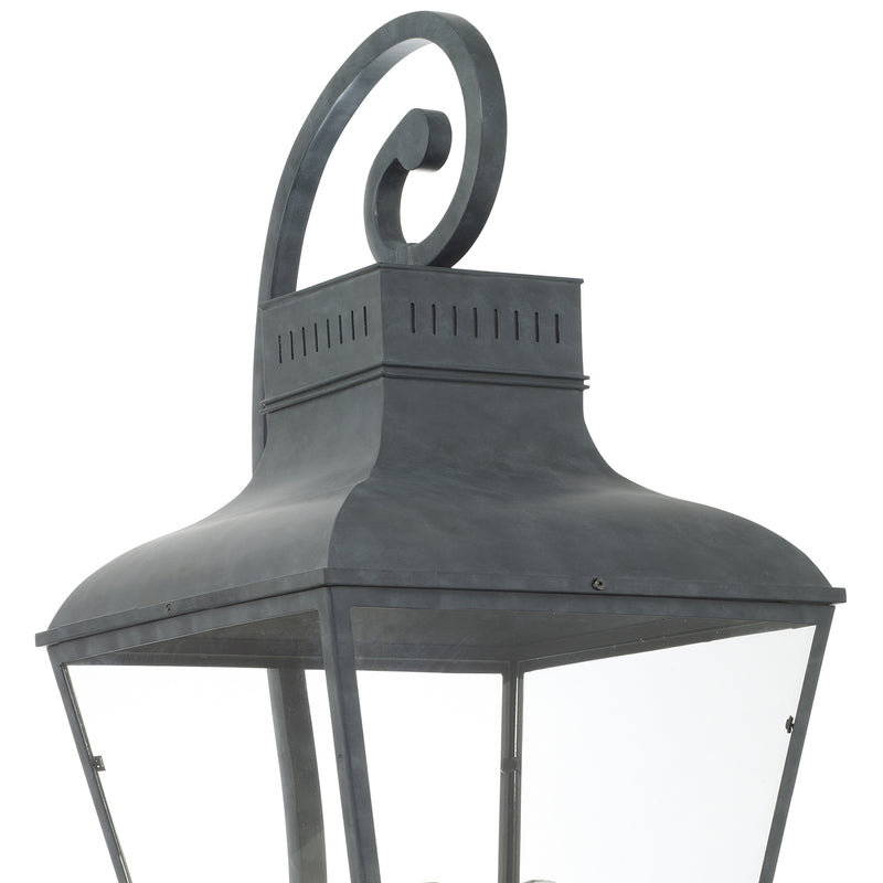 Crystorama DUM-9804-GE Four Light Outdoor Wall Sconce, Graphite