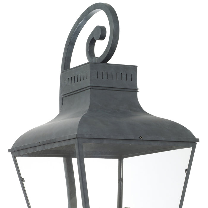 Crystorama DUM-9804-GE Four Light Outdoor Wall Sconce, Graphite