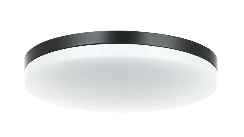 Matteo Lighting M12002BK LED Flush Mount, Black