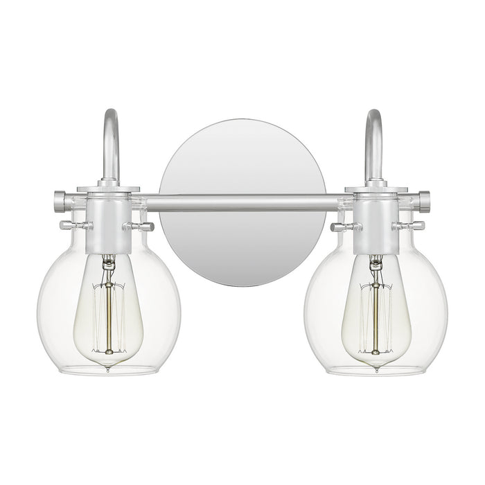 Quoizel ANW8602C Two Light Bath Fixture, Polished Chrome