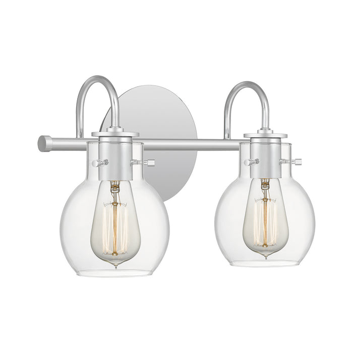 Quoizel ANW8602C Two Light Bath Fixture, Polished Chrome