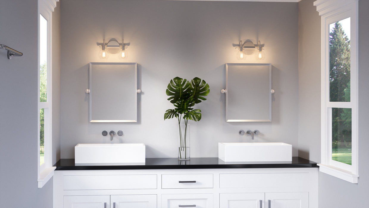 Quoizel ANW8602C Two Light Bath Fixture, Polished Chrome
