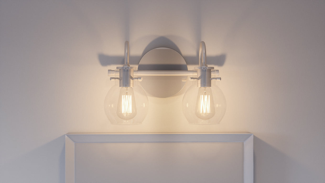 Quoizel ANW8602C Two Light Bath Fixture, Polished Chrome