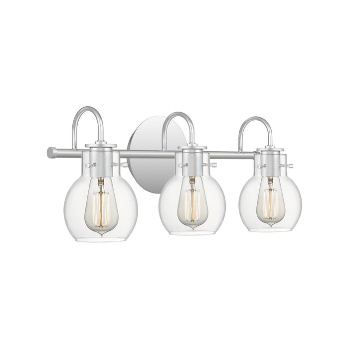 Quoizel ANW8603C Three Light Bath Fixture, Polished Chrome