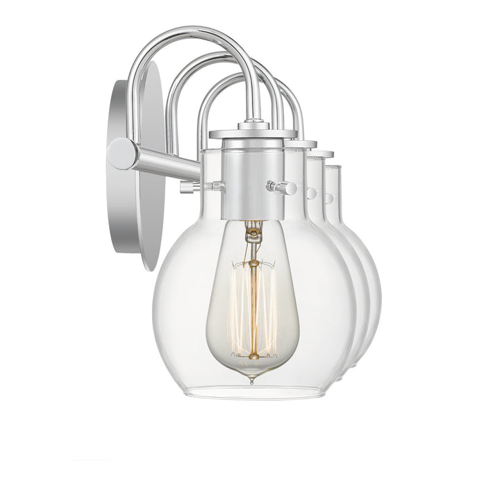 Quoizel ANW8603C Three Light Bath Fixture, Polished Chrome