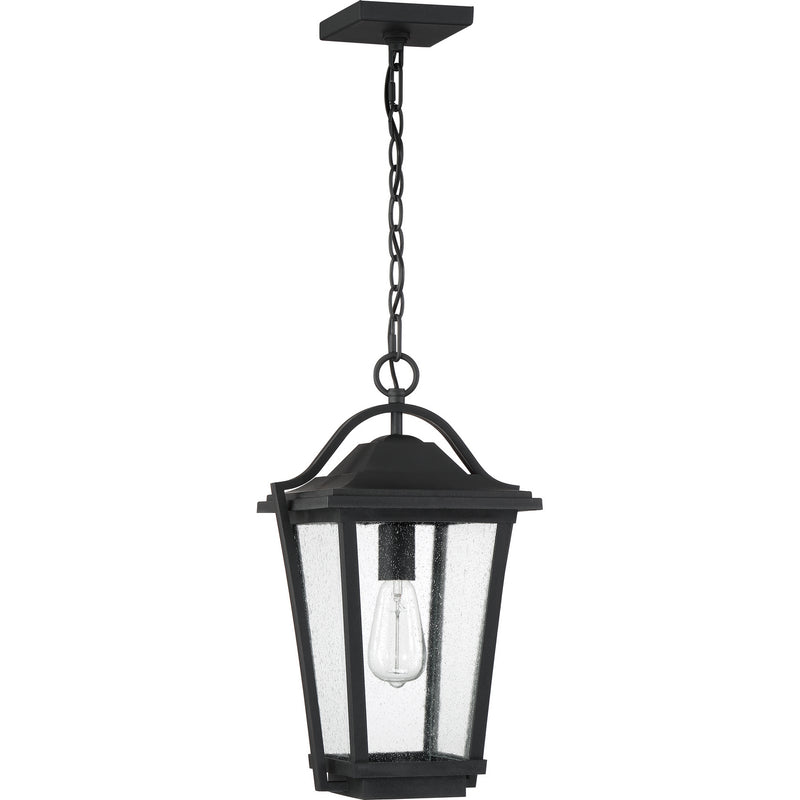Quoizel DRS1911EK One Light Outdoor Hanging Lantern, Earth Black