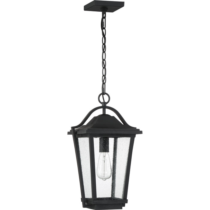 Quoizel DRS1911EK One Light Outdoor Hanging Lantern, Earth Black