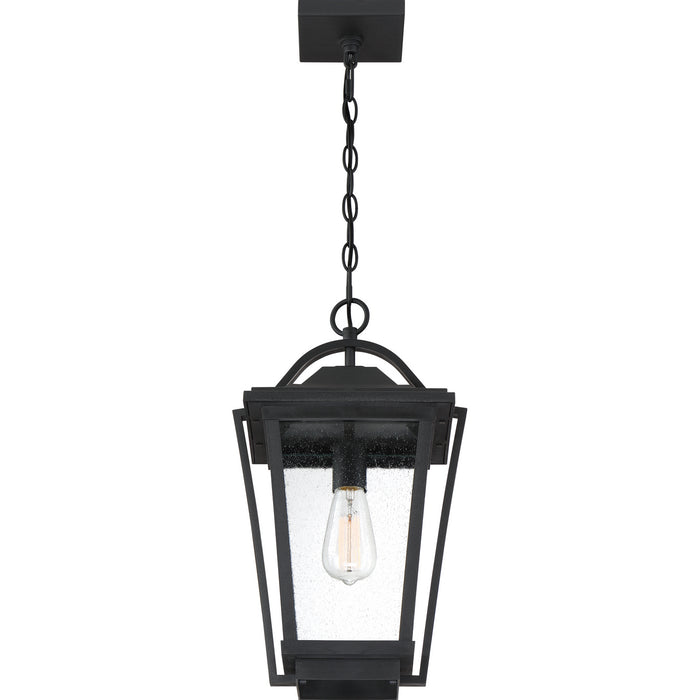 Quoizel DRS1911EK One Light Outdoor Hanging Lantern, Earth Black