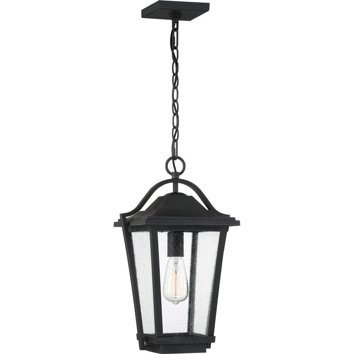 Quoizel DRS1911EK One Light Outdoor Hanging Lantern, Earth Black
