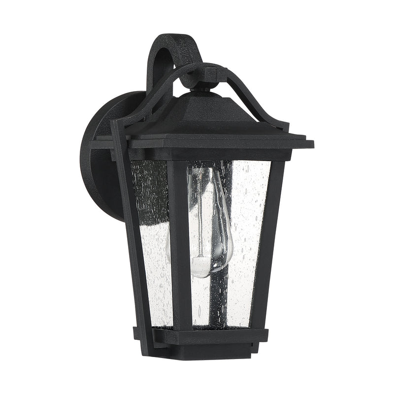 Quoizel DRS8407EK One Light Outdoor Wall Lantern, Earth Black